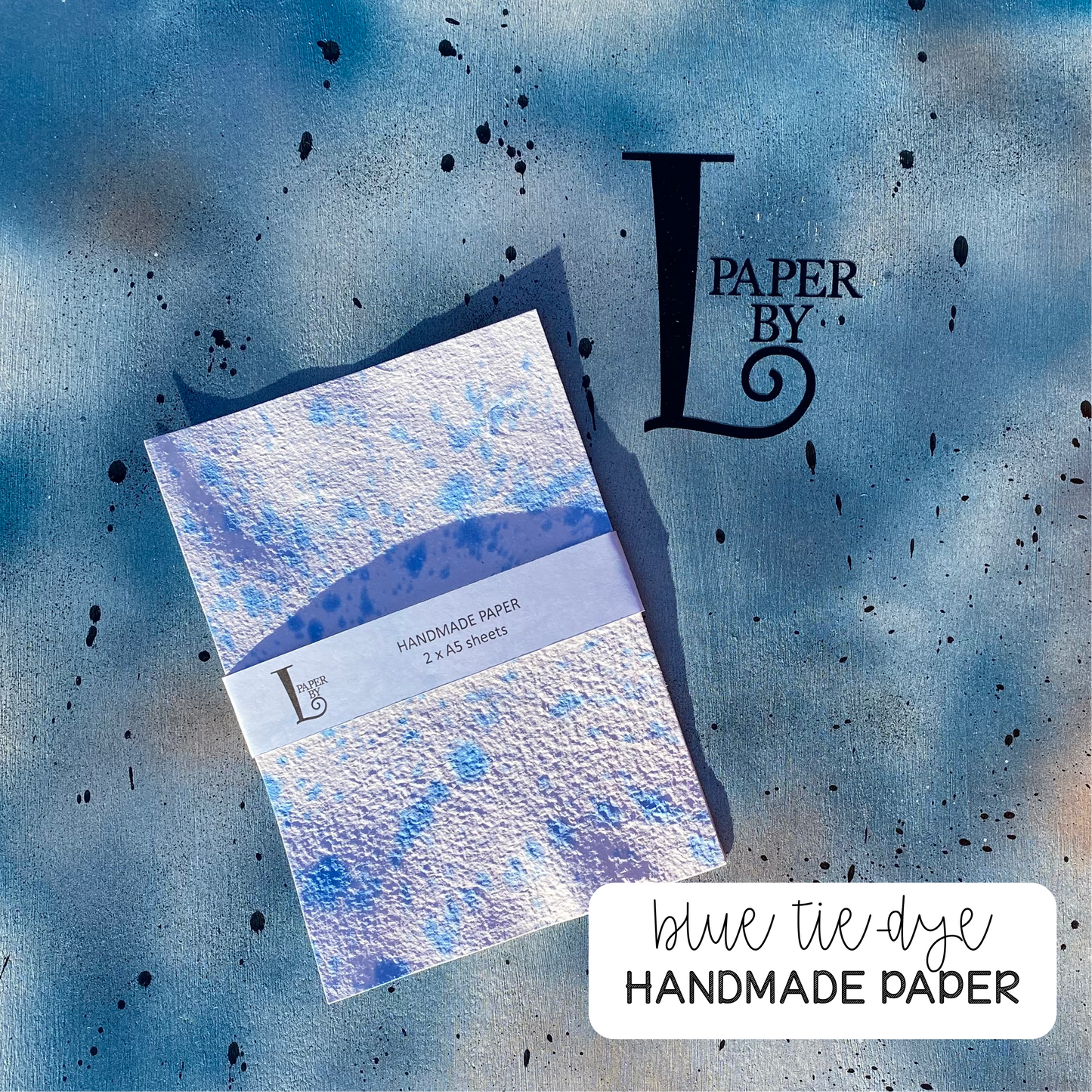 Tie-Dye Handmade paper - Paper by L