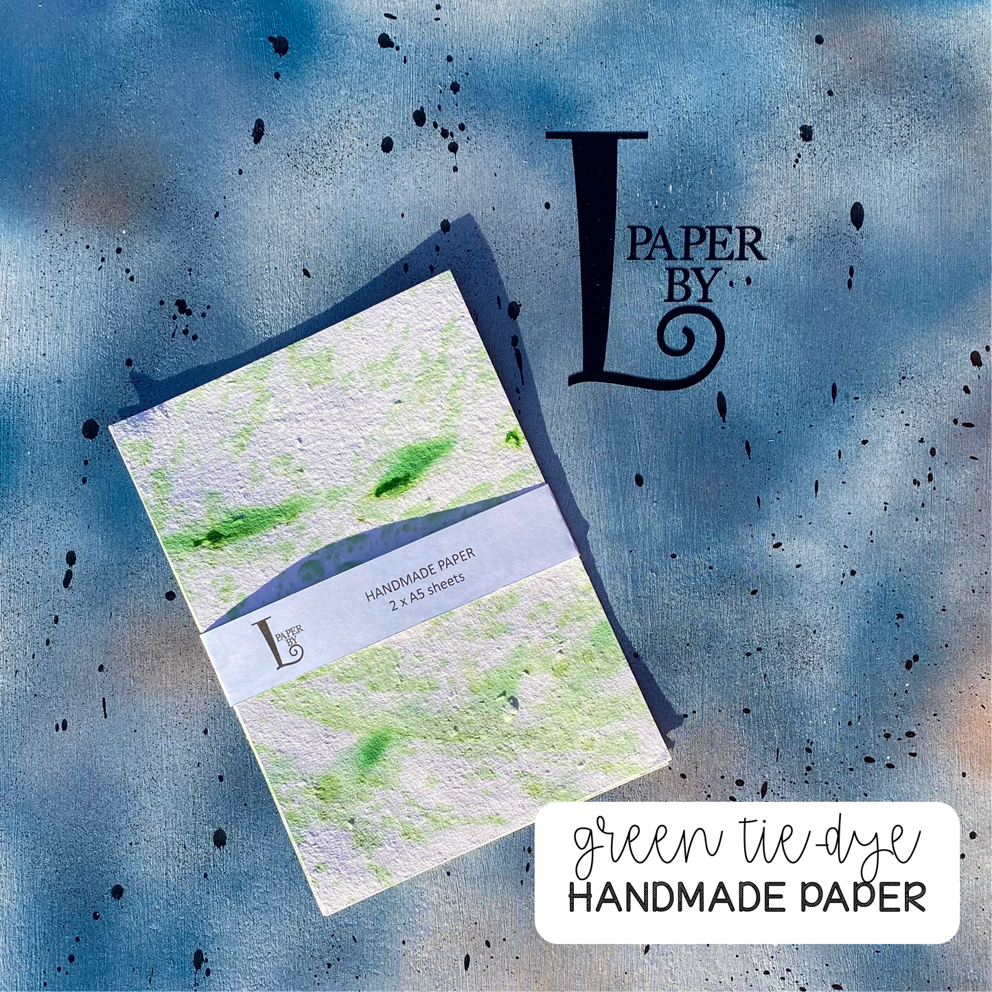 Tie-Dye Handmade paper - Paper by L