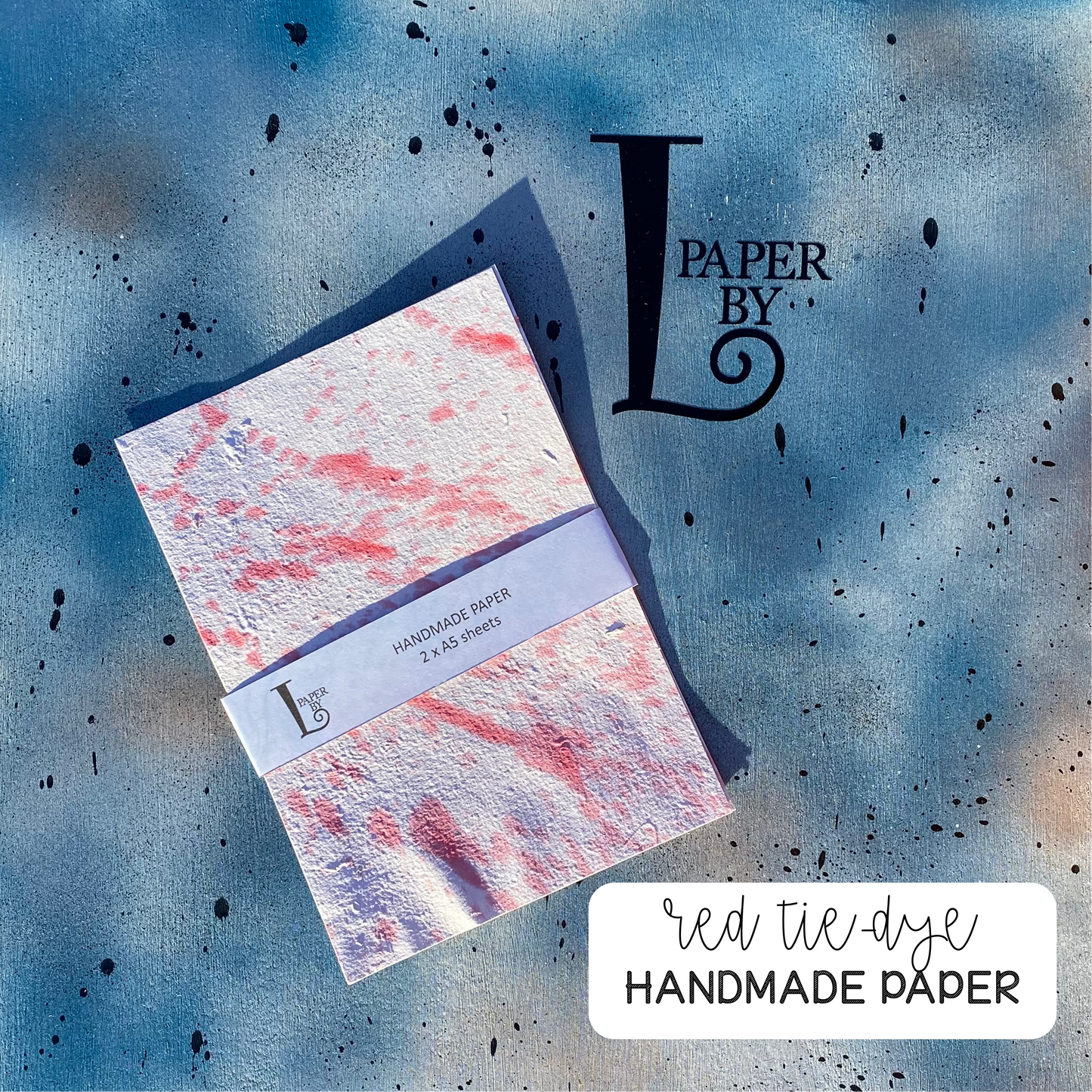 Tie-Dye Handmade paper - Paper by L