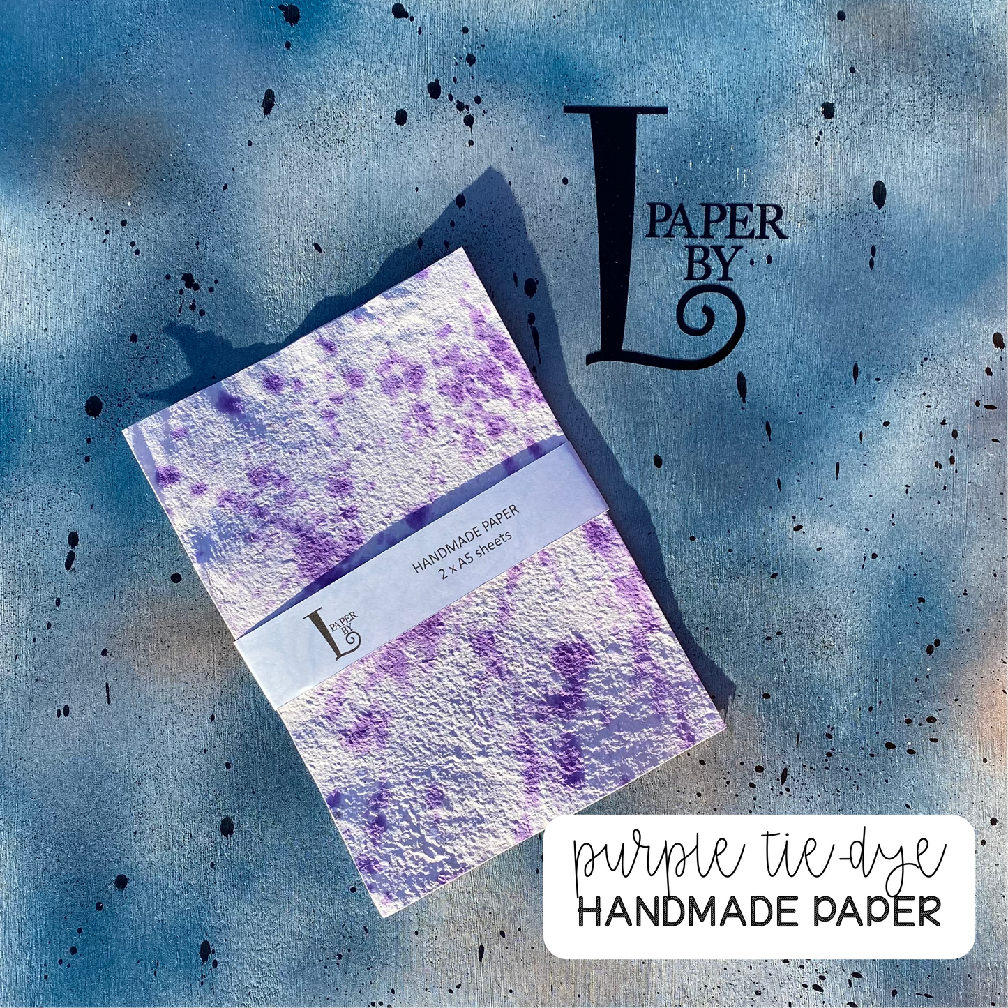 Tie-Dye Handmade paper - Paper by L