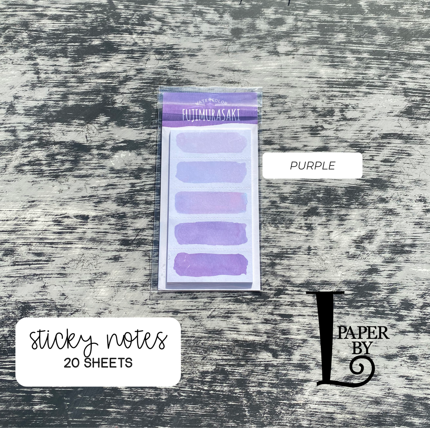 Watercolour Sticky Notes - Paper by L