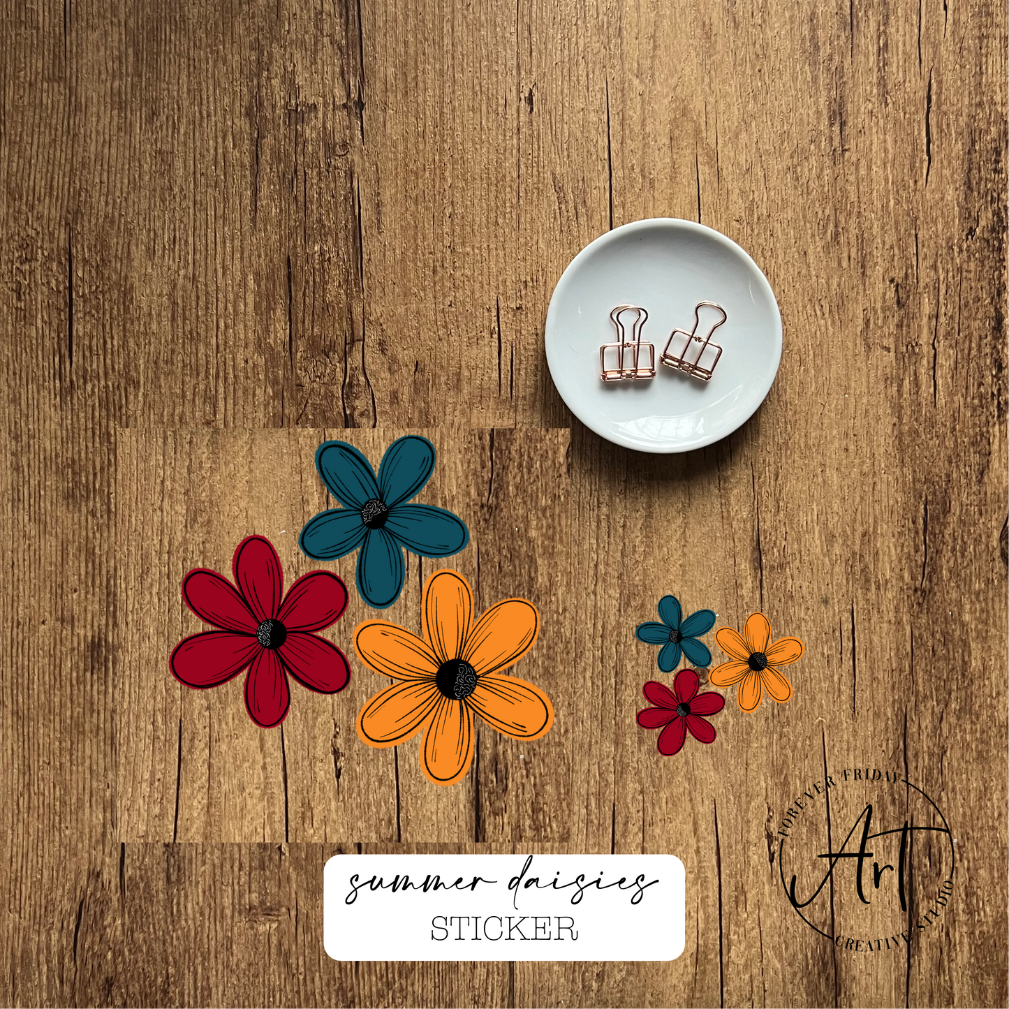 Daisies Stickers